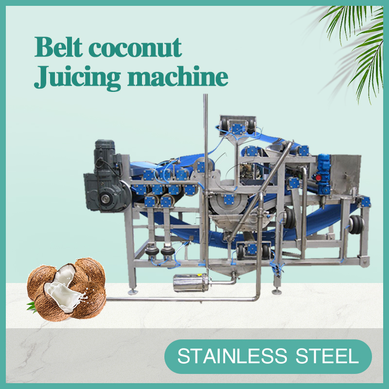 Belt coconut Juicing machine