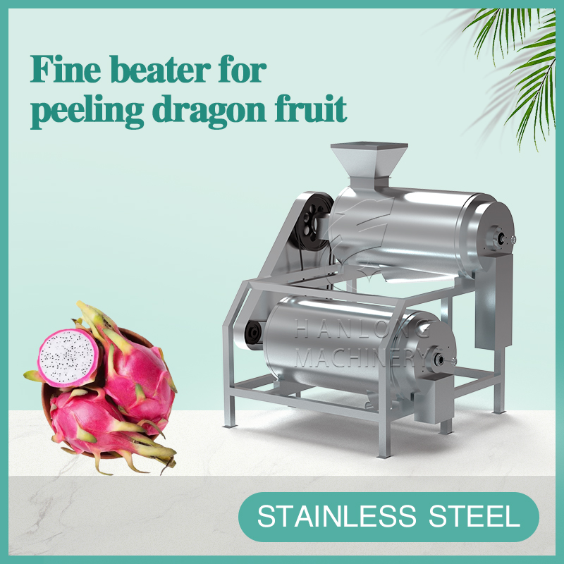 Fine beater for peeling dragon fruit