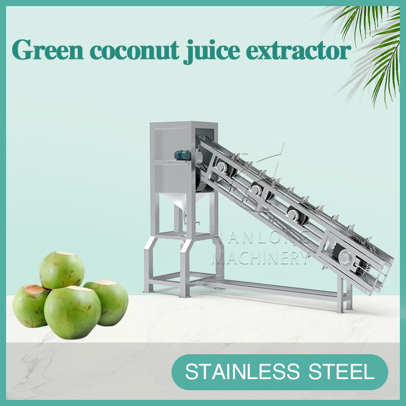 Green coconut juice extractor