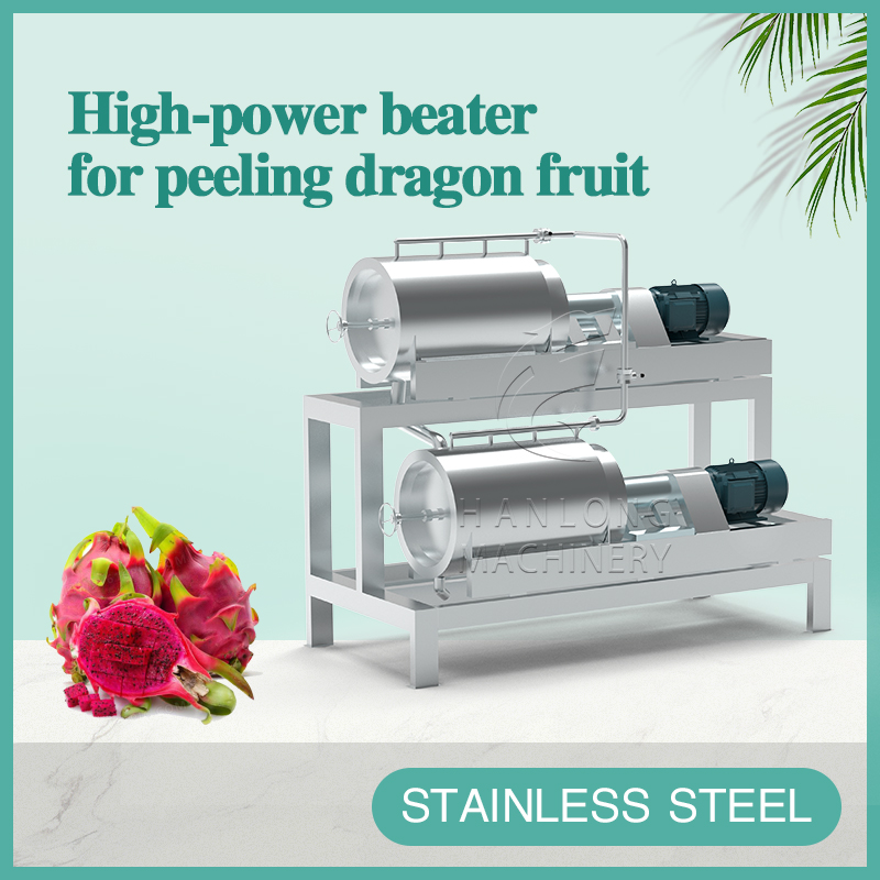 High-power beater for peeling dragon fruit