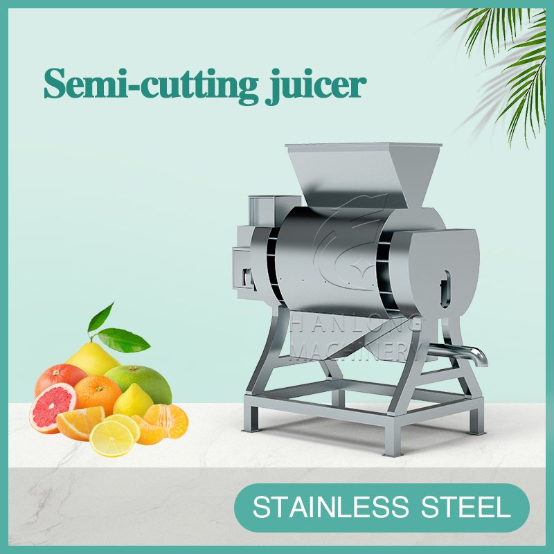 Semi-cutting juicer