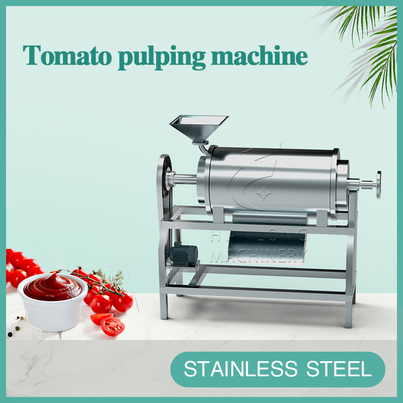 Tomato pulping machine