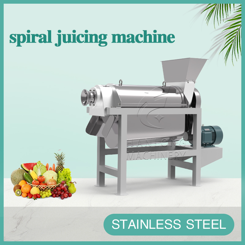 Spiral juicing machine