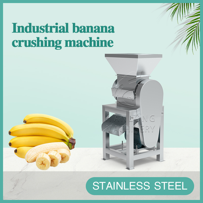 Industrial banana crushing machine