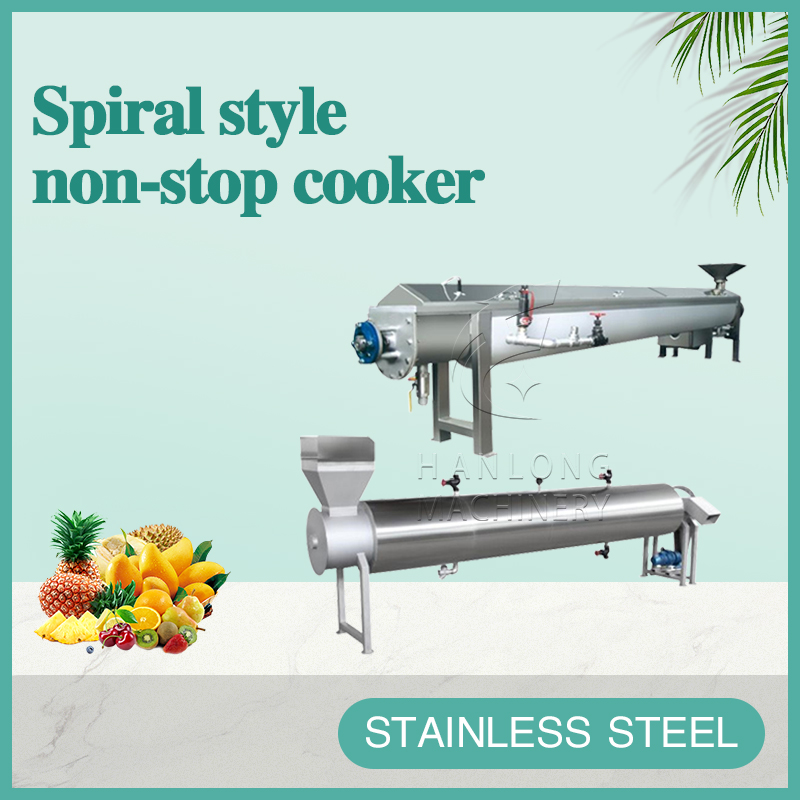 spiral style non-stop cooker