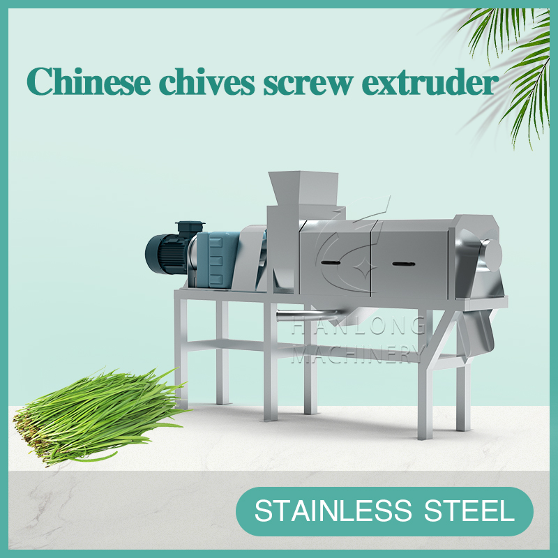 Chinese chives screw extruder