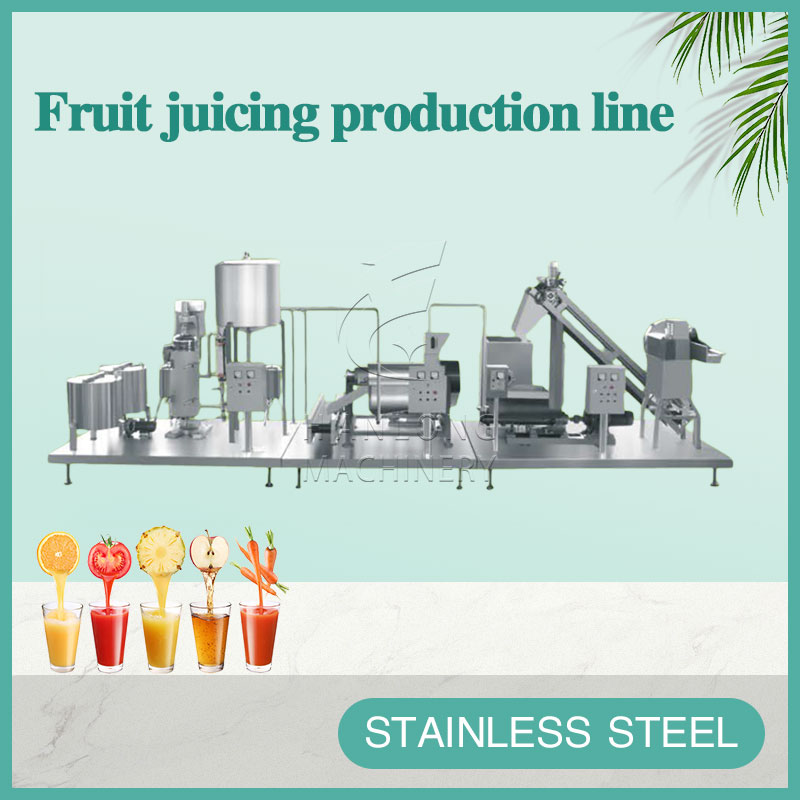 fruit juicing production line