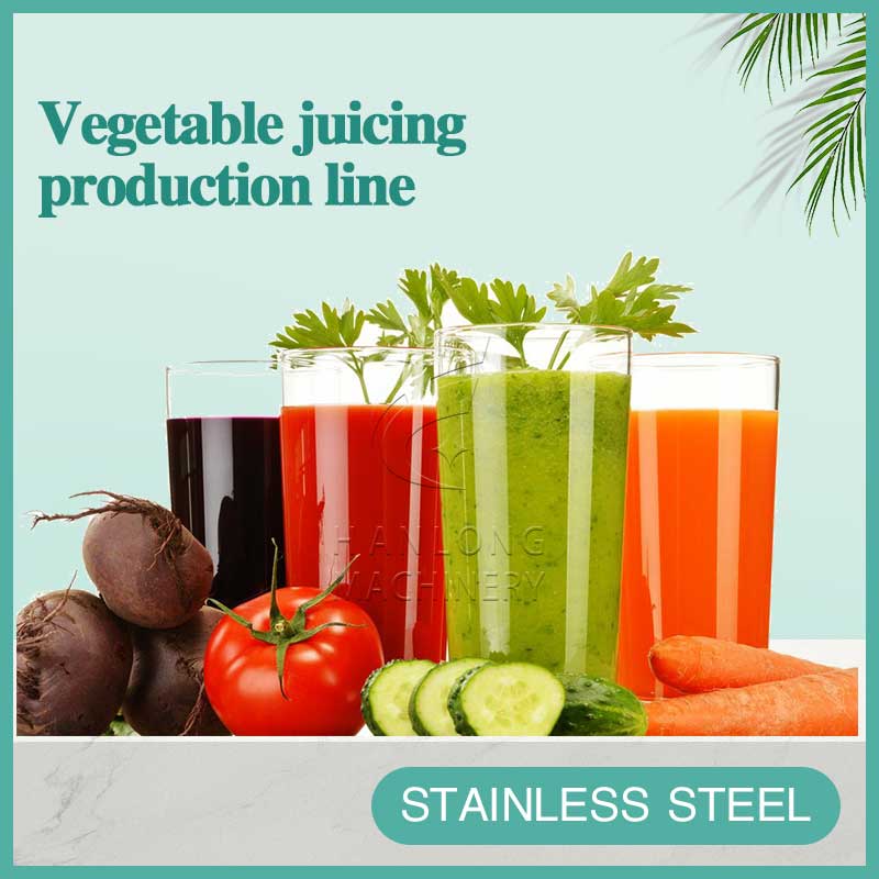 vegetable juicing production line