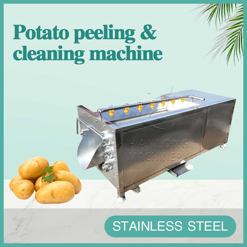 potato peeling & cleaning machin